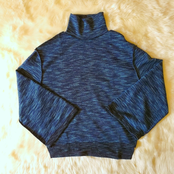 Free People Sunny Days Blue Turtleneck Top Size XS NWT - Picture 9 of 16